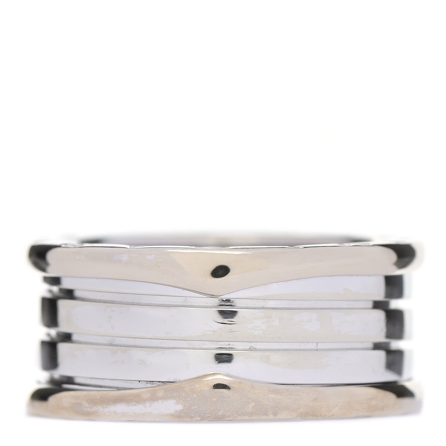 Bulgari 18K White Gold B.Zero1 Four-Band Ring 61 9.5 3 of 7