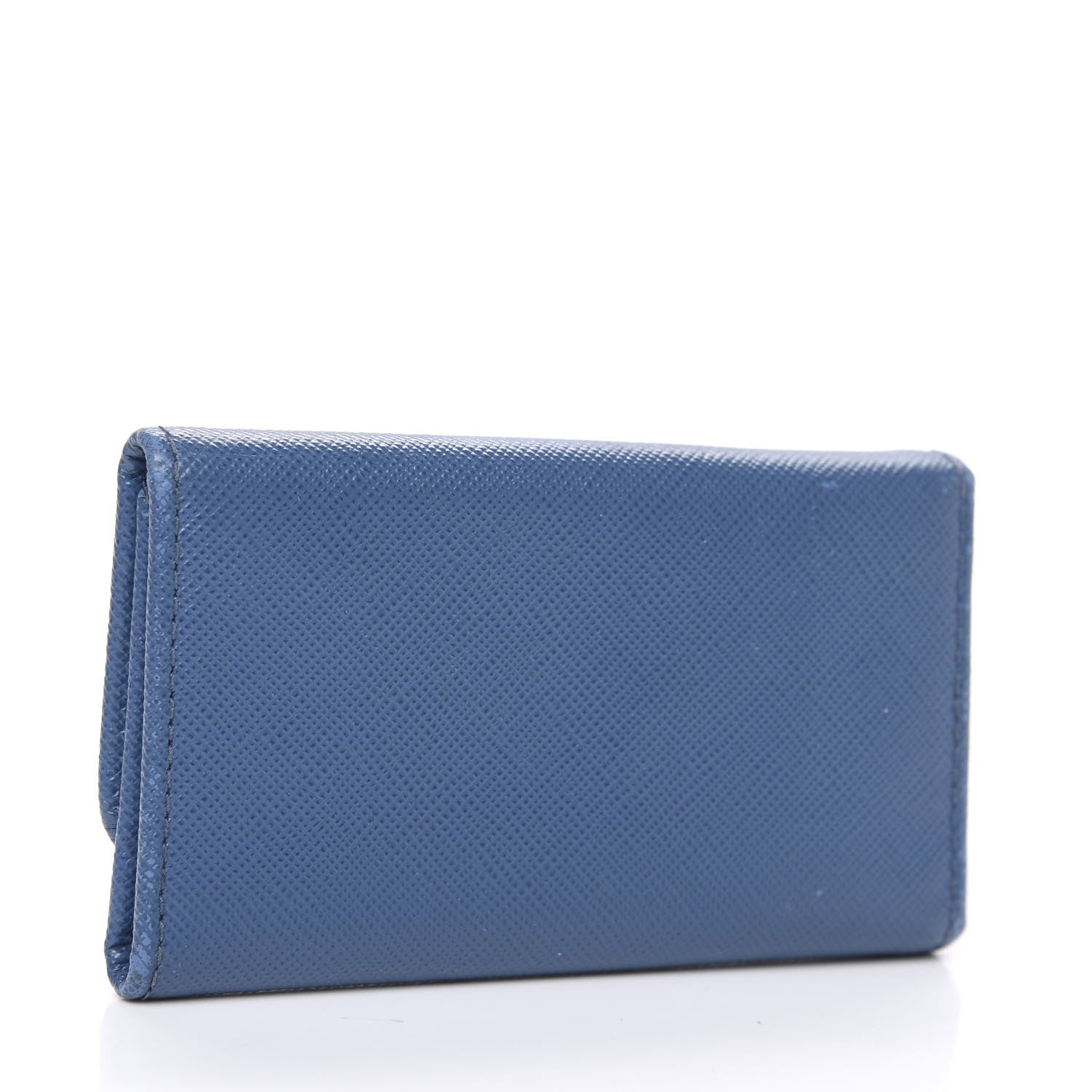 Prada Saffiano Metal 6 Key Holder Cobalto 2 of 8