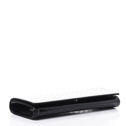Gucci Patent Microguccissima Small Broadway Clutch Black 3 of 4