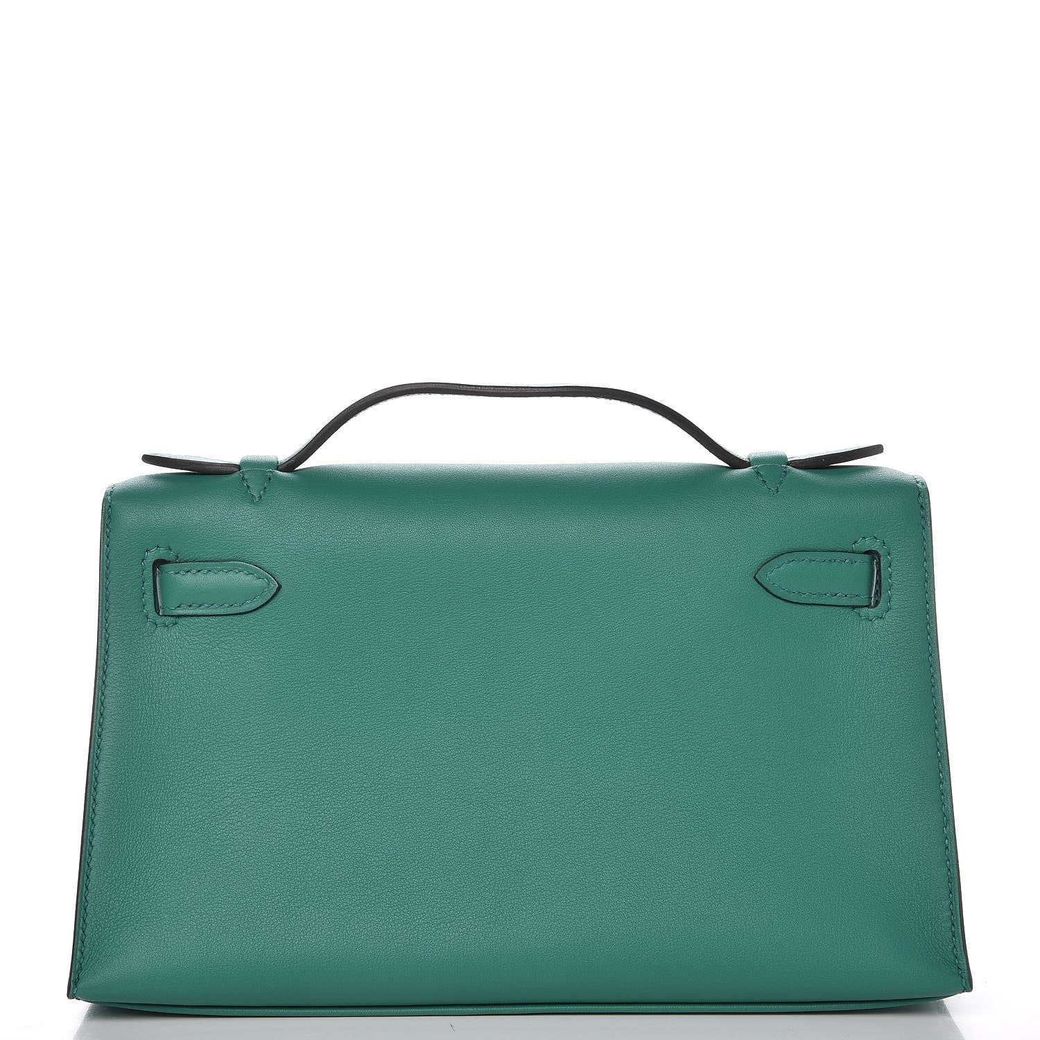 Hermes Swift Kelly Pochette Clutch Vert Vertigo 4 of 28