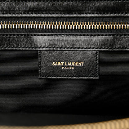Saint Laurent Calfskin Small Classic Duffle Briefcase Black 6 of 13