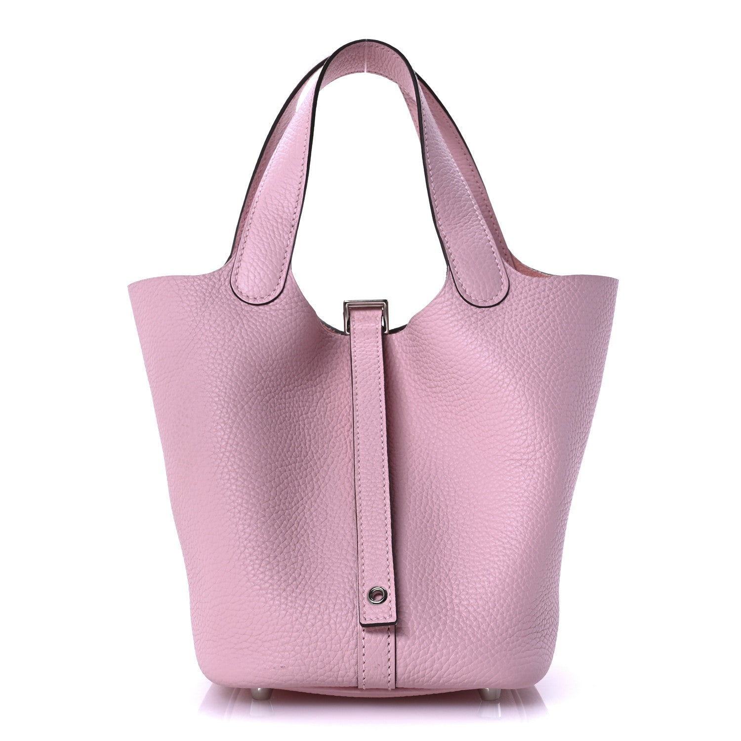 Hermes Taurillon Clemence Picotin Lock 18 PM Rose Sakura 1 of 11