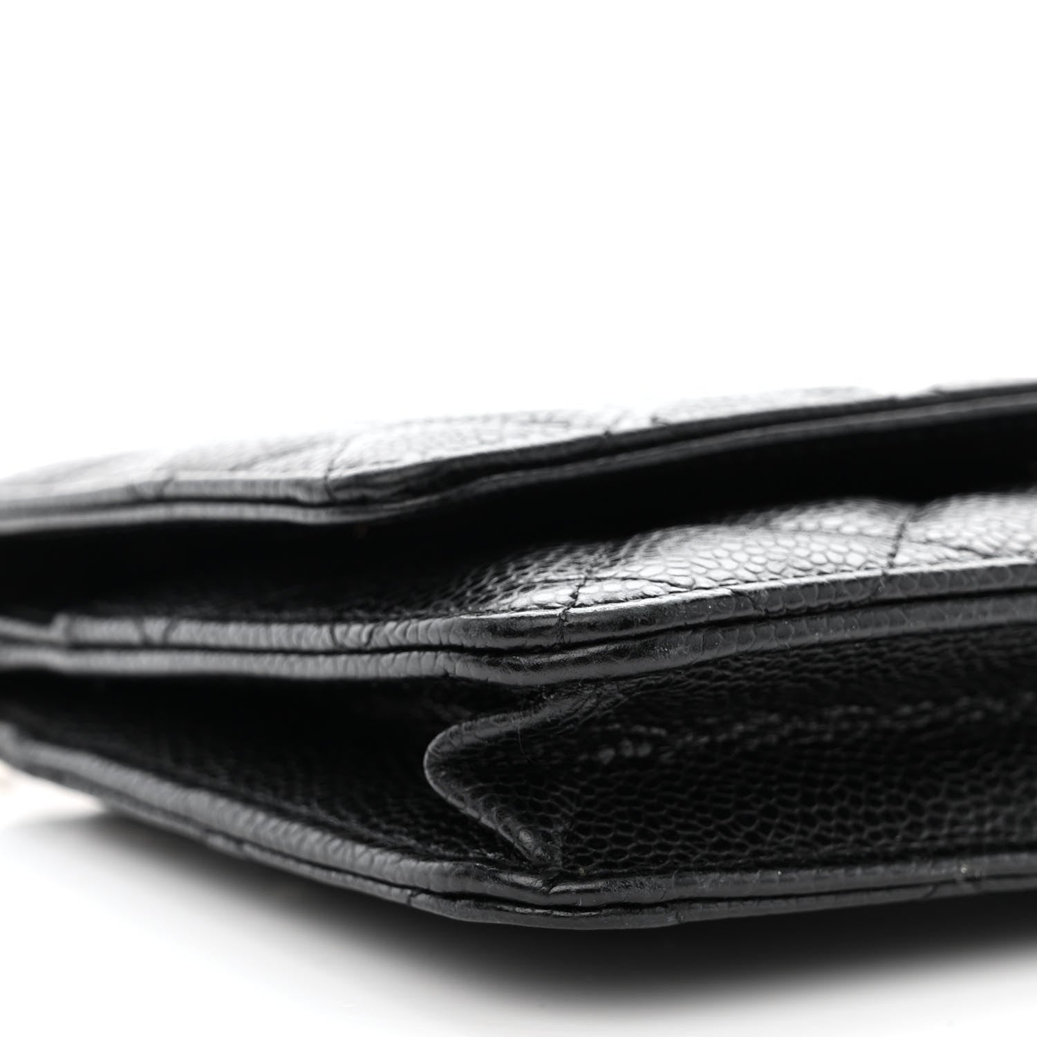Chanel Caviar Quilted Wallet on Chain WOC Black 10 of 12