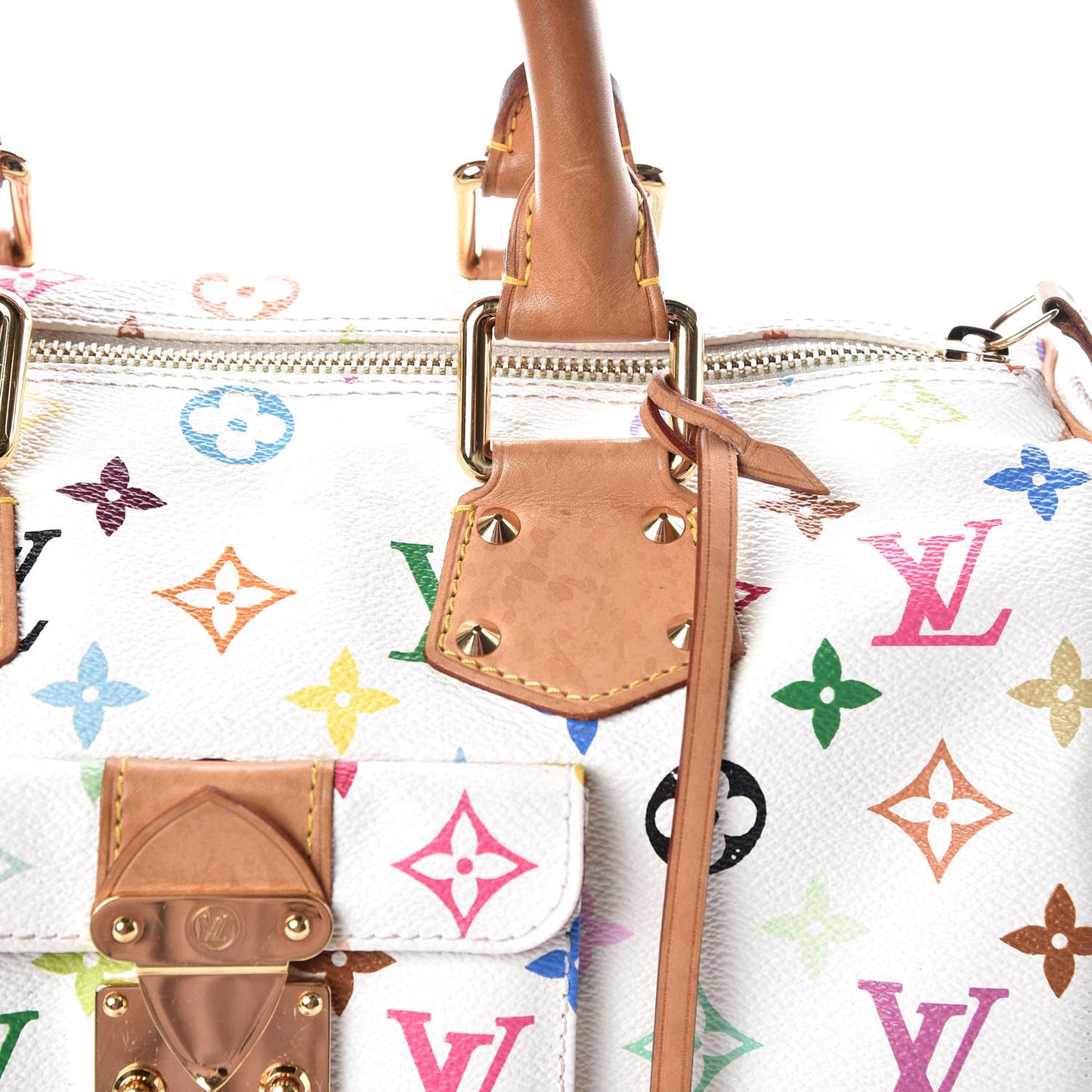 Monogram Multicolor Speedy 30 White