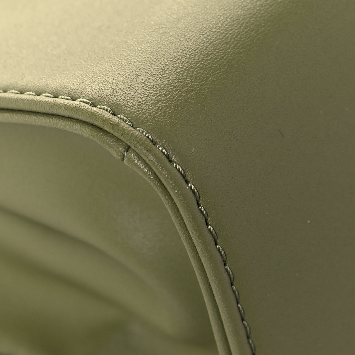 Vegan Leather Small Shopping Bag Drab
