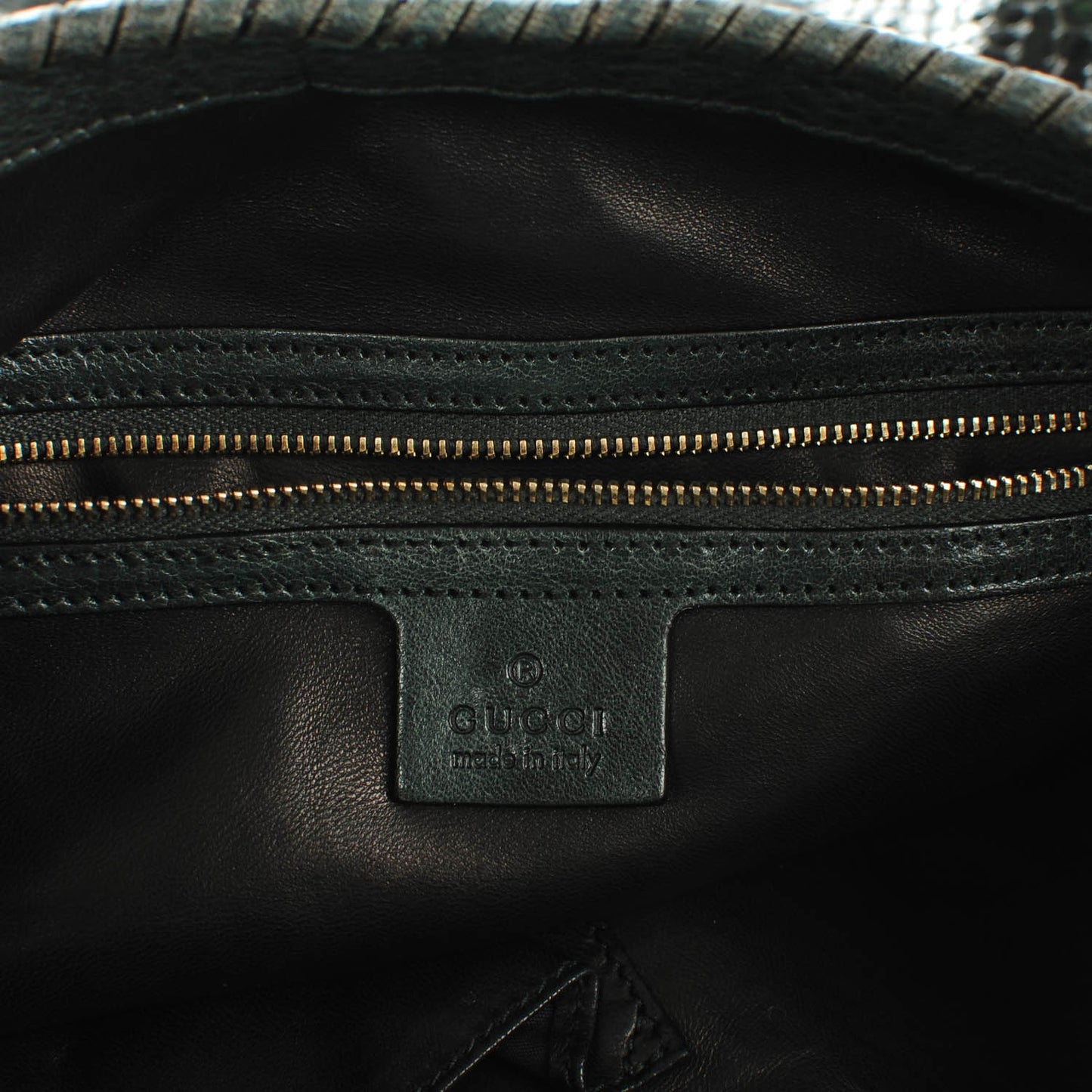 Python Large New Jackie Shoulder Bag Green