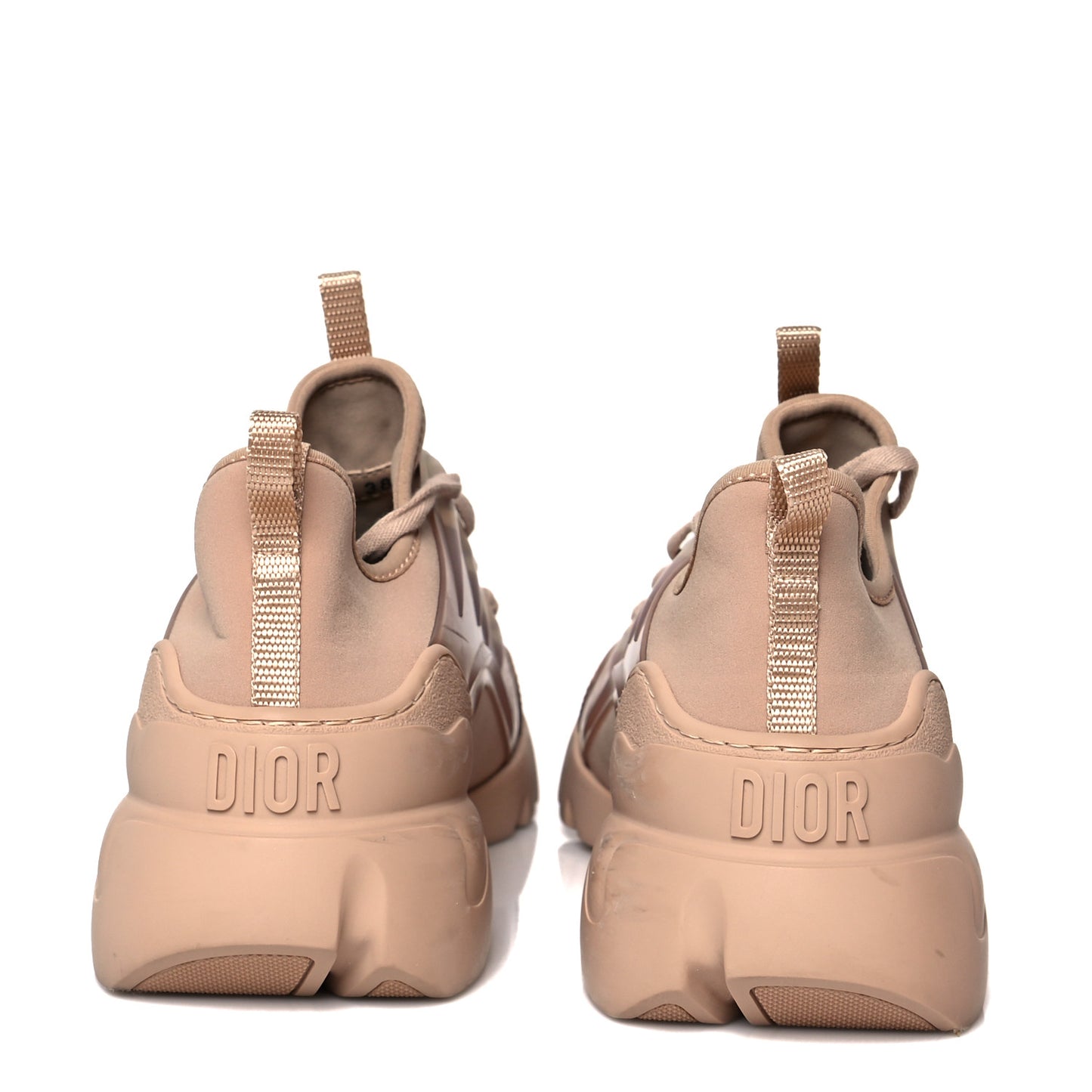 Neoprene Rubber Womens D-Connect Sneakers 38 Nude