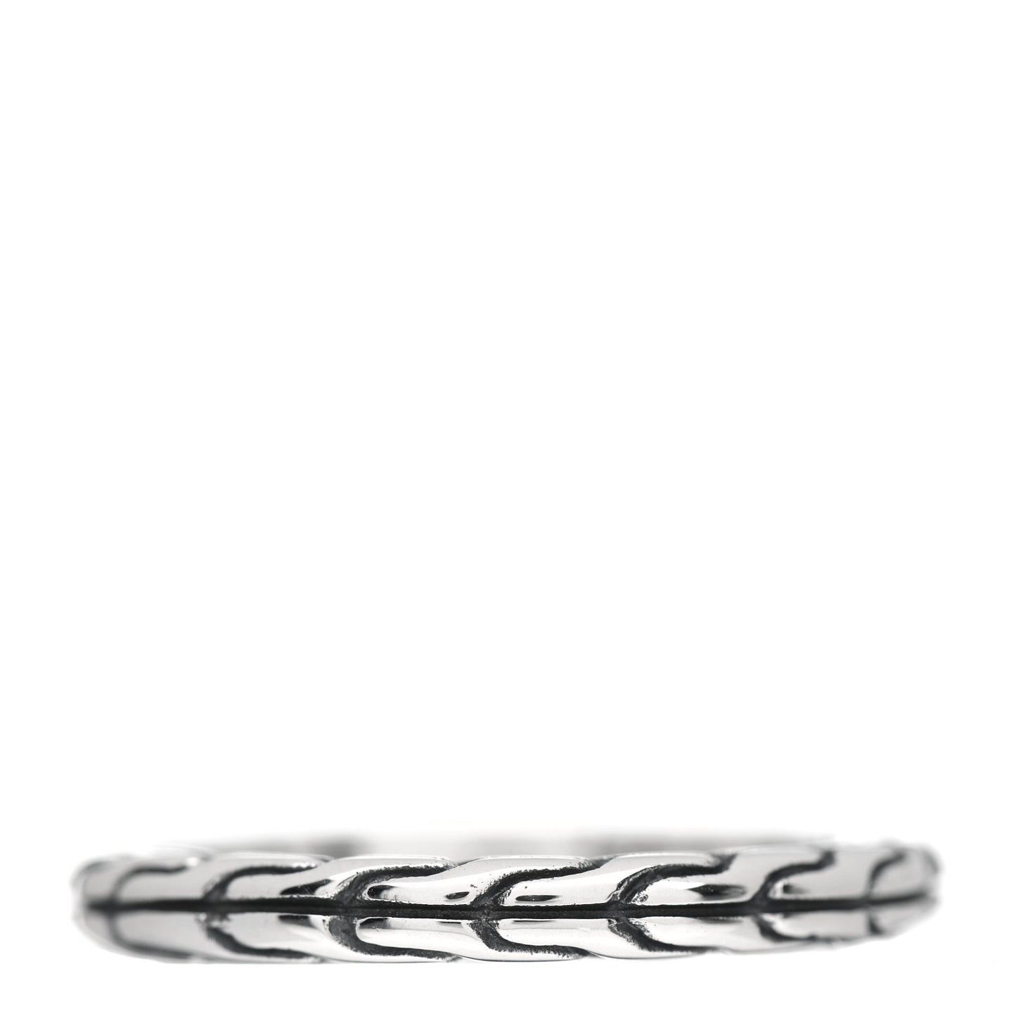 Sterling Silver Classic Chain Ring 52 6