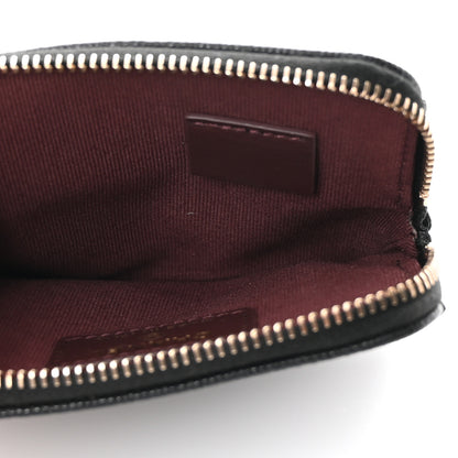 Chanel Caviar Quilted Zip Card Holder Wallet Black 5 of 7