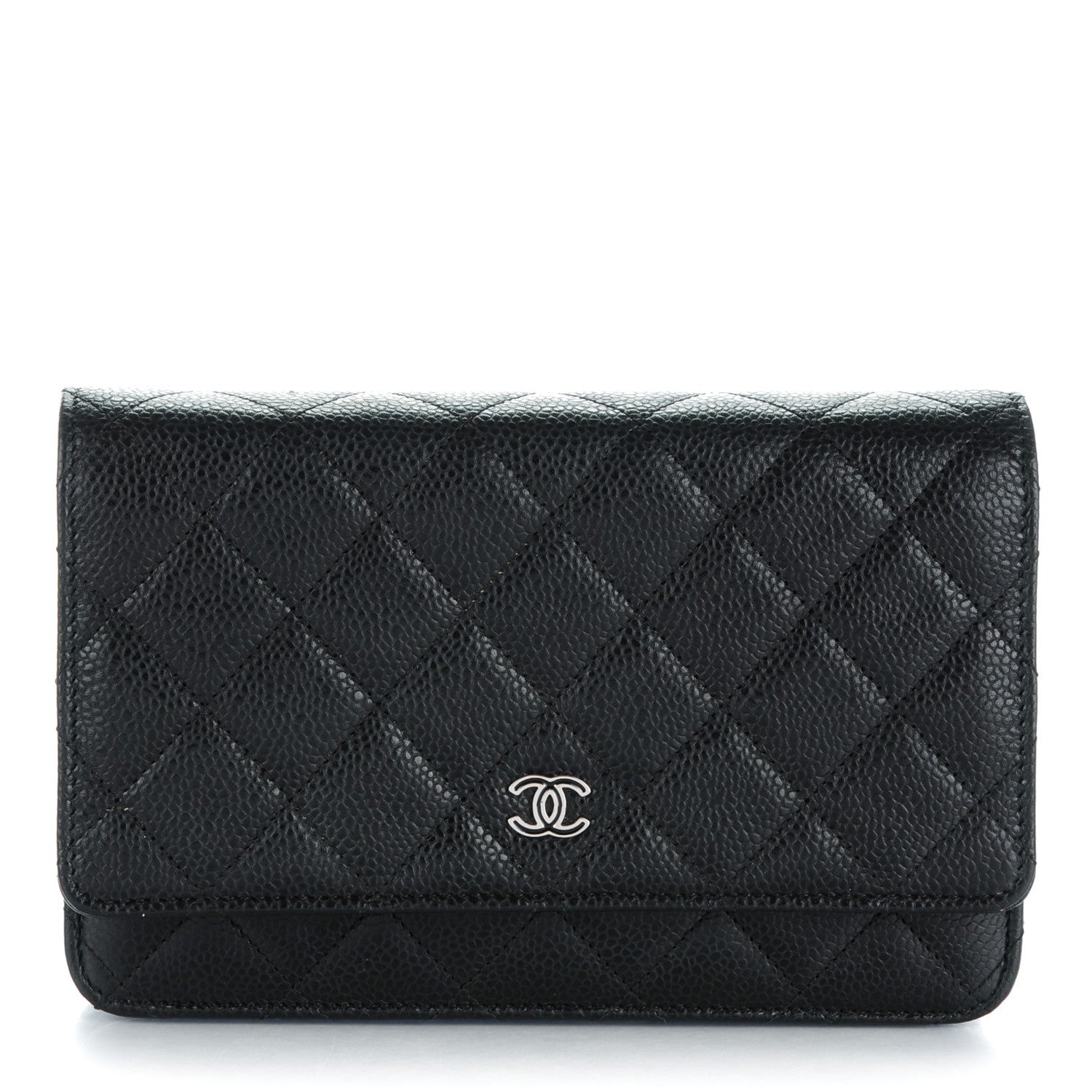 Chanel Caviar Quilted Wallet On Chain WOC Black 1 of 7