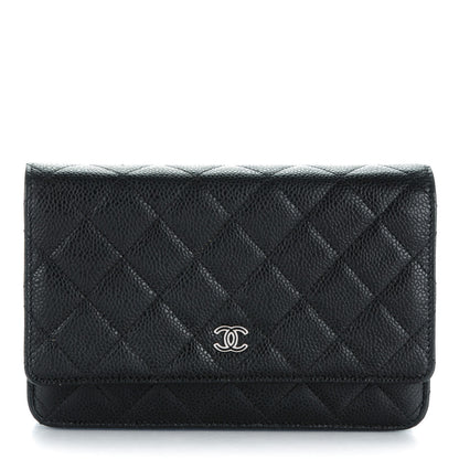 Chanel Caviar Quilted Wallet On Chain WOC Black 1 of 7