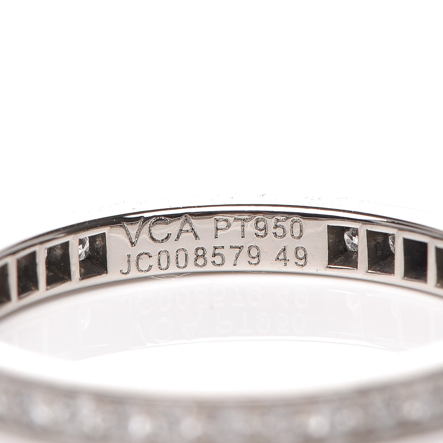 Platinum Diamond 2.1mm Romance Wedding Band Ring 49 4.75