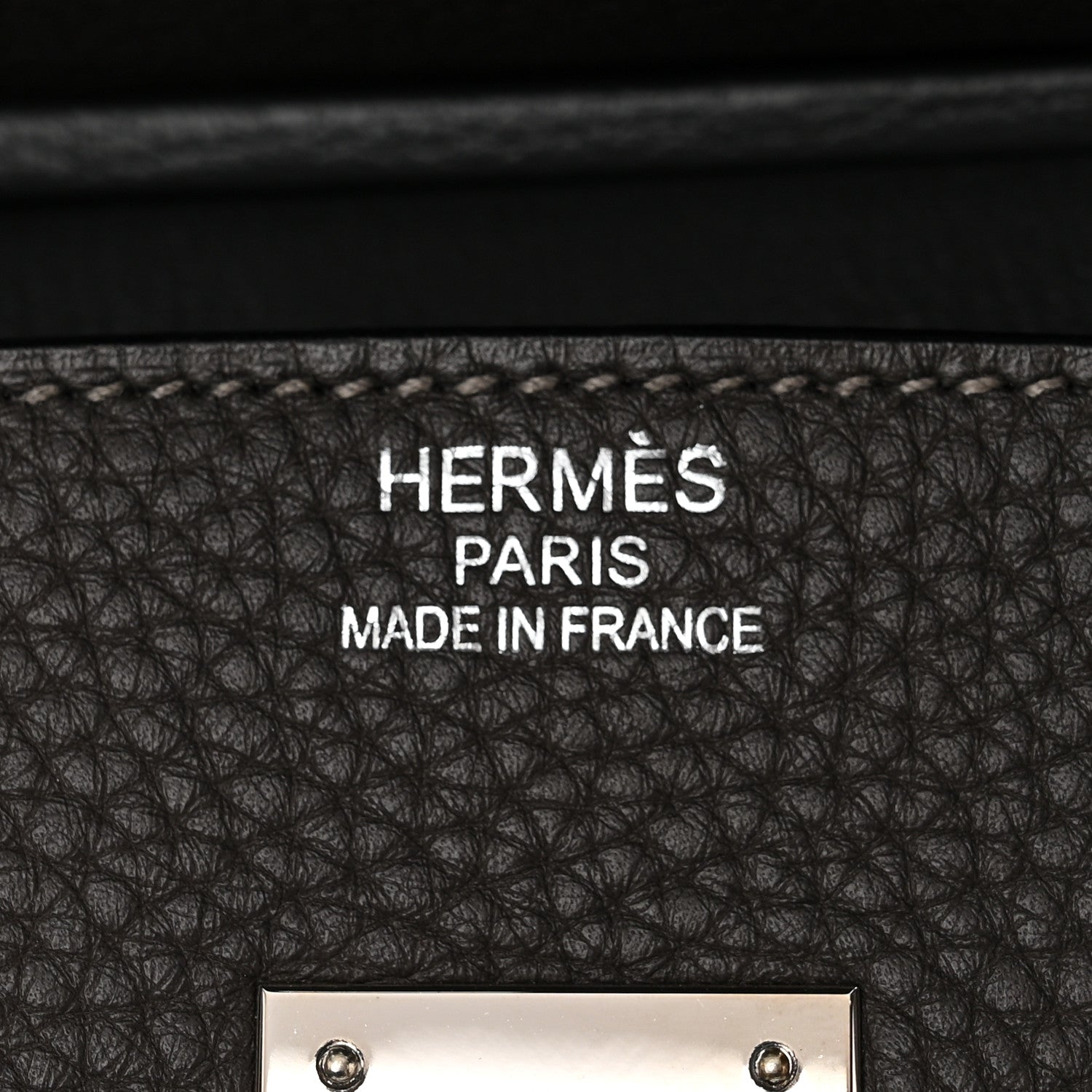 Hermes Taurillon Clemence Birkin 35 Graphite 6 of 10