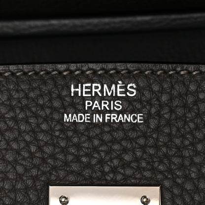 Hermes Taurillon Clemence Birkin 35 Graphite 6 of 10