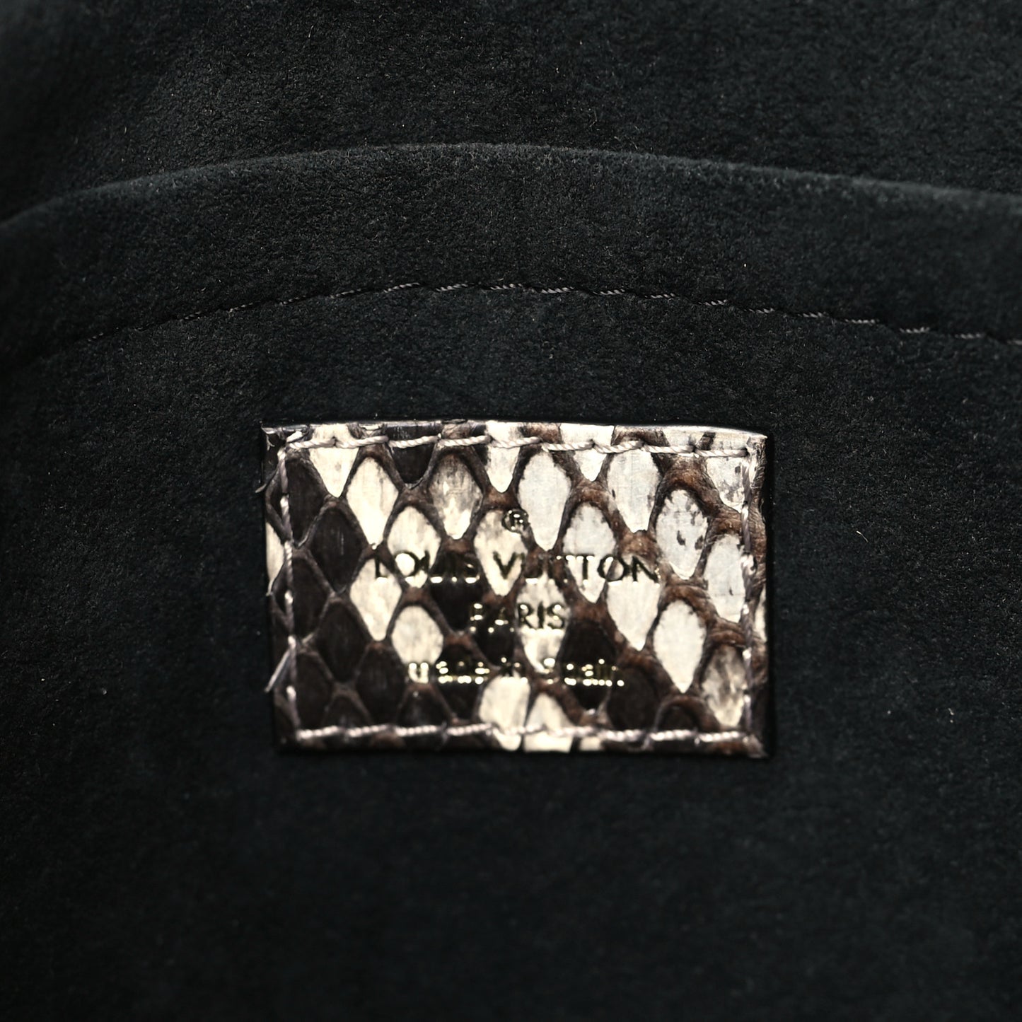 Monogram Snakeskin Saint Placide