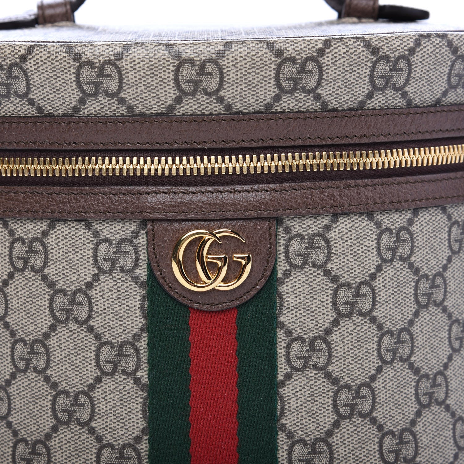 Gucci GG Supreme Monogram Ophidia Vanity Cosmetic Case 9 of 10