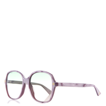 Gucci Acetate Square Frame GG0092S Sunglasses Purple 1 of 7