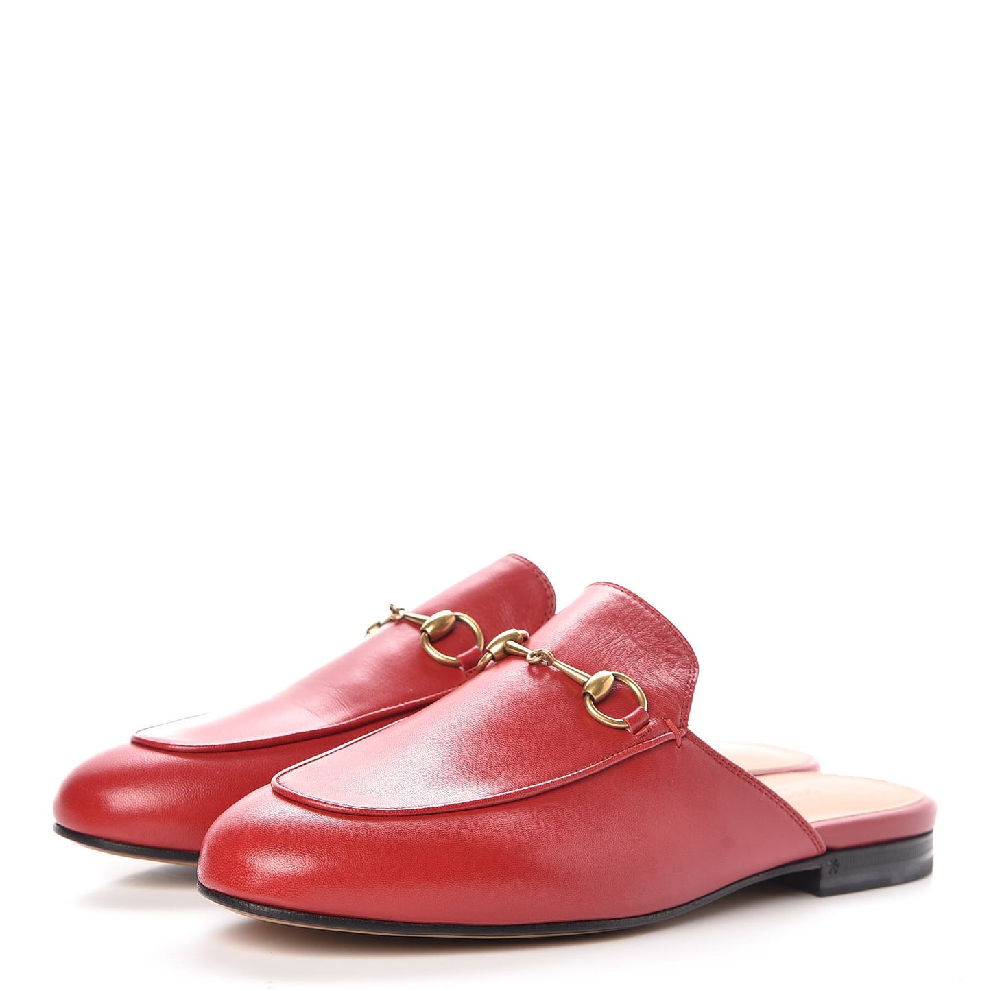 Malaga Kid Womens Princetown Slippers 39 Hibiscus Red