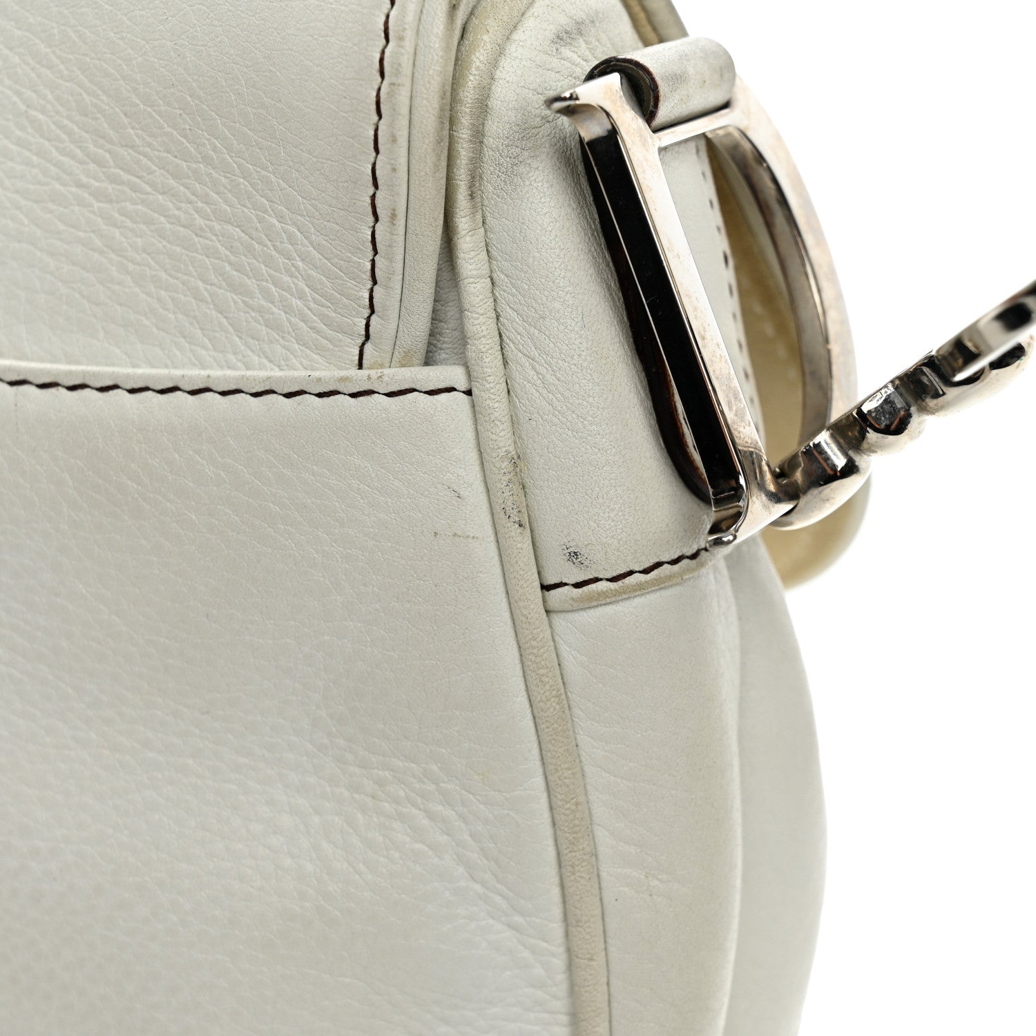 Christian Dior Calfskin Saddle Bag White 27 of 27