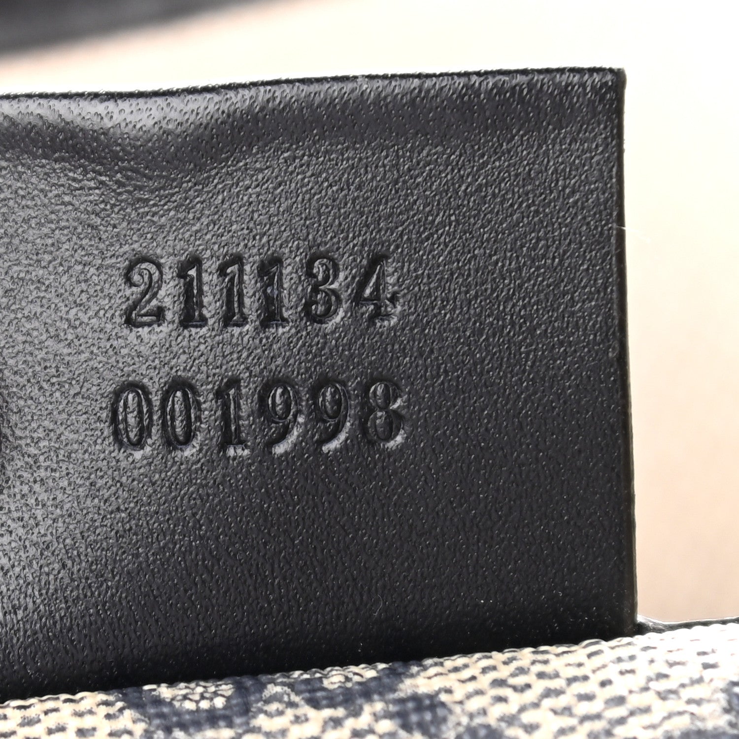 Gucci GG Plus Monogram Medium Signature Web Loop Tote Navy 7 of 13