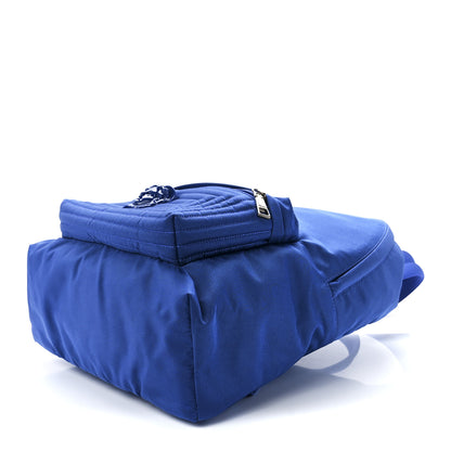Versace Nylon Quilted Palazzo Medusa Backpack Blue 11 of 13