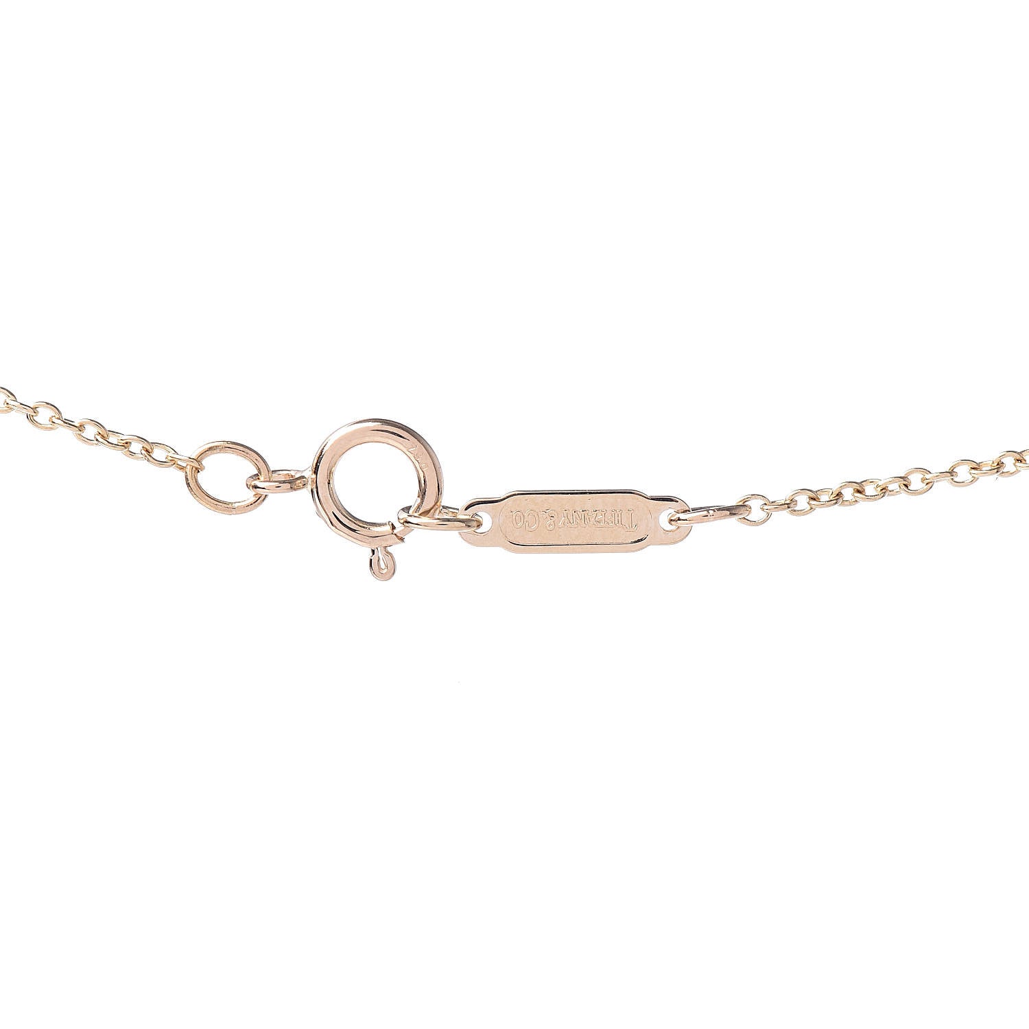 Tiffany 18K Yellow Gold Mini Signature X Pendant Necklace 6 of 7