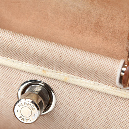 Hermes Toile Vache Calfskin Herbag 39 MM Natural 10 of 17