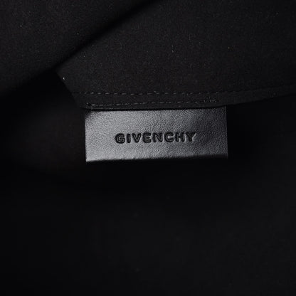 Givenchy Calfskin Logo Print Medium Stargate Shopper Tote Black 8 of 9