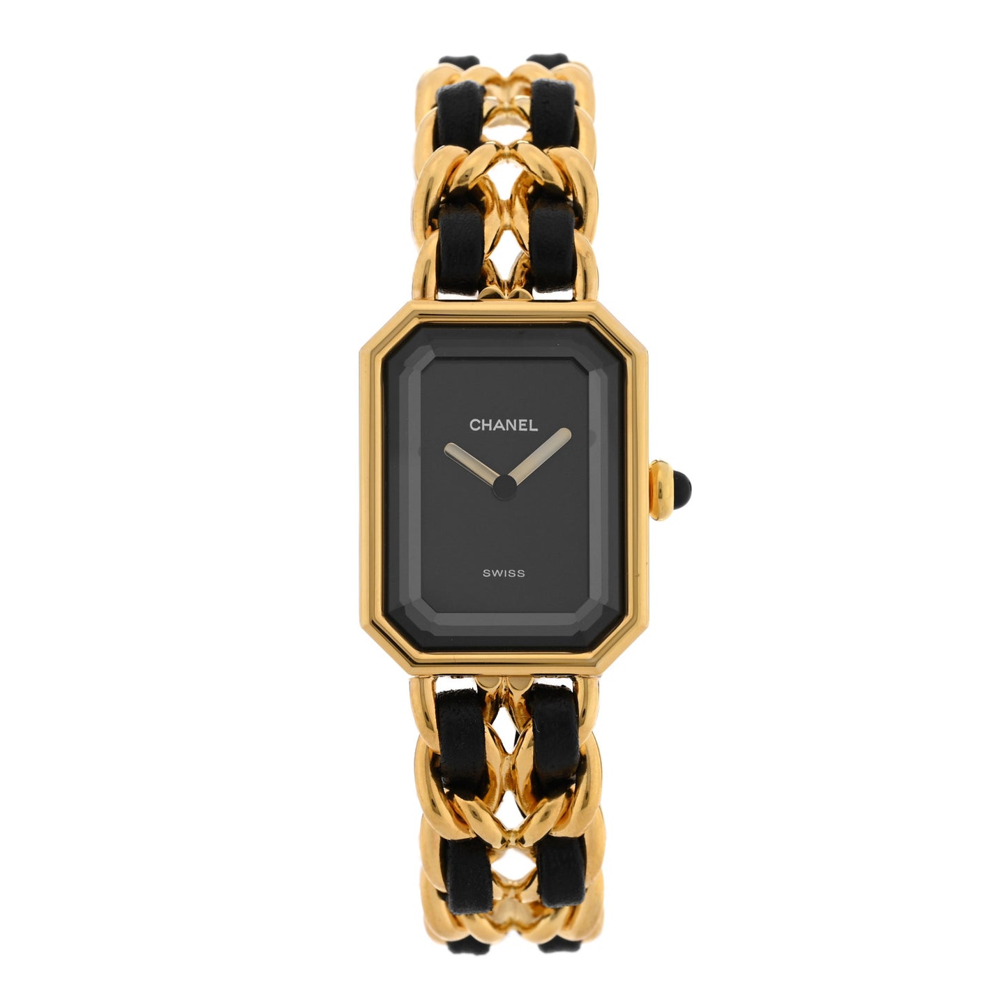 Stainless Steel Lambskin 20mm Chain Premiere Quartz Watch Gold M