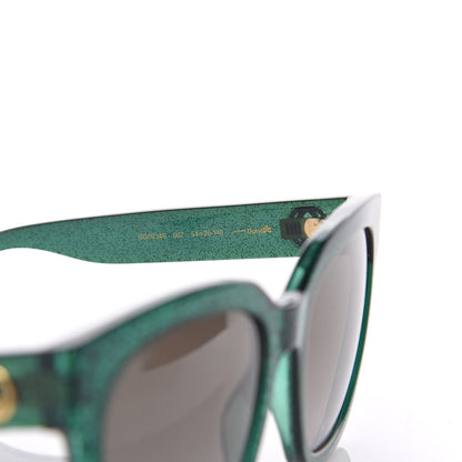 Gucci Acetate Square GG0034S Sunglasses Green 5 of 7