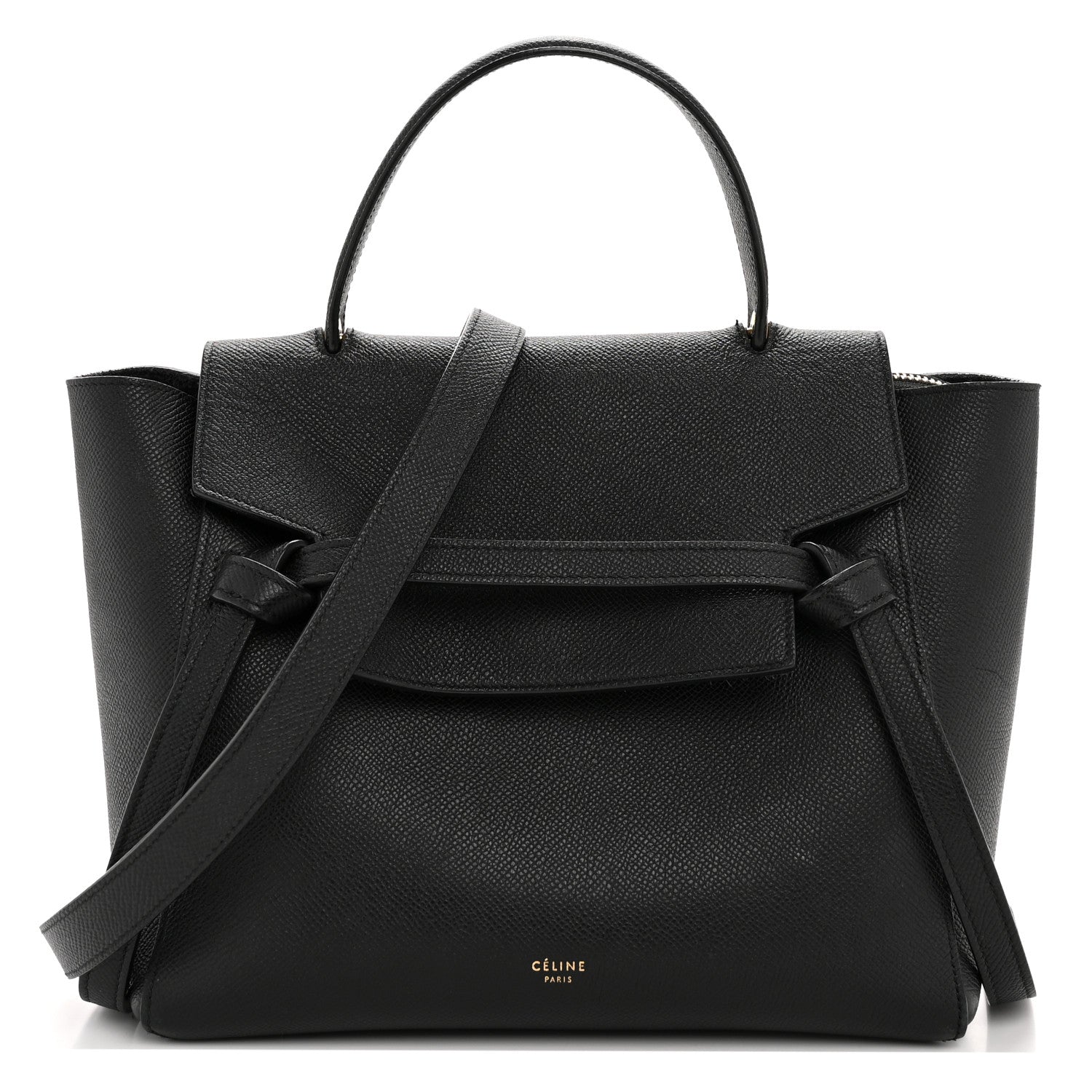 Celine Grained Calfskin Micro Belt Bag Black 1 of 15