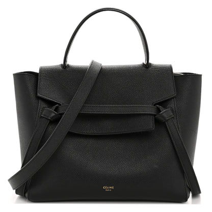 Celine Grained Calfskin Micro Belt Bag Black 1 of 15