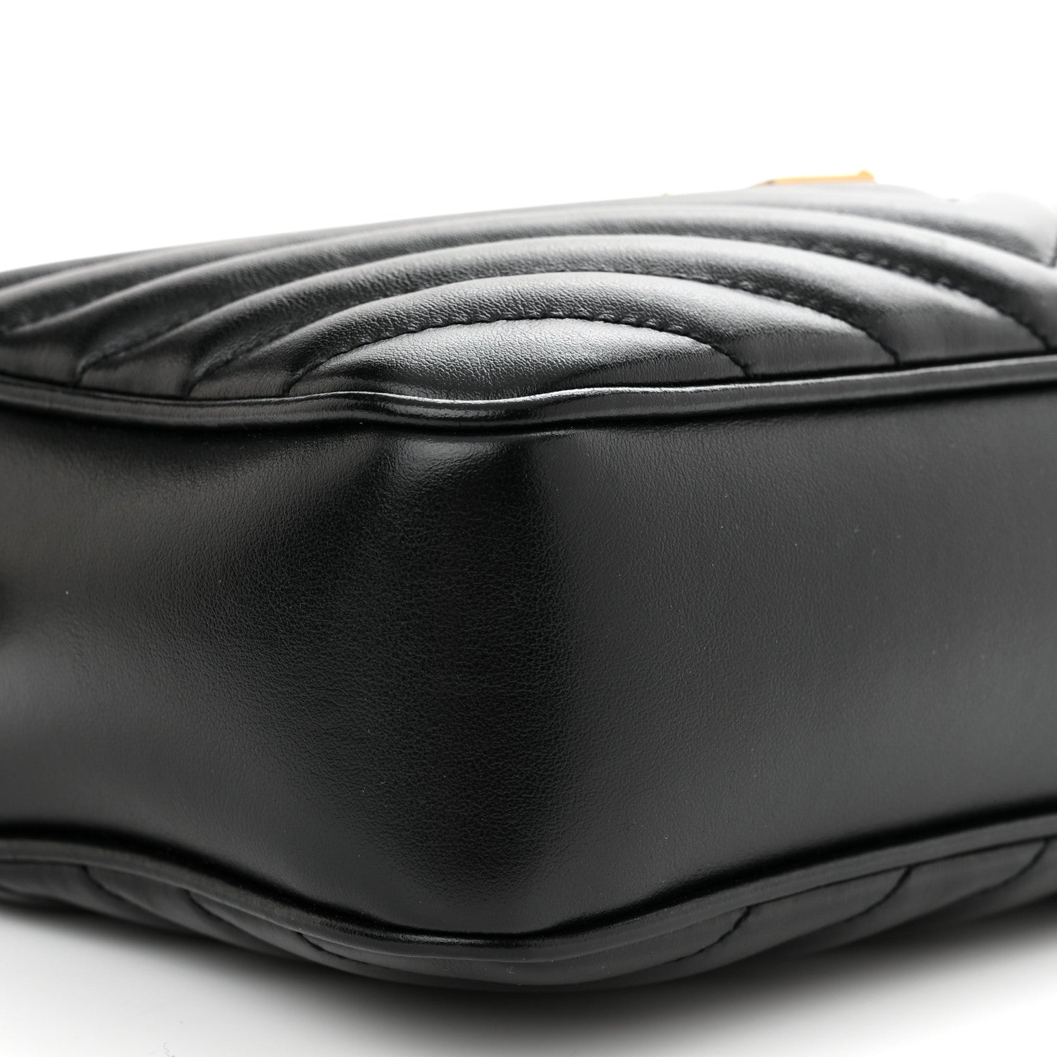 Saint Laurent Calfskin Matelasse Monogram Lou Camera Bag Black 9 of 11