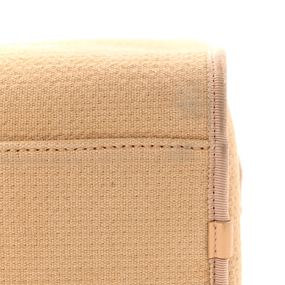 Chanel Canvas Deauville Bowling Bag Beige 17 of 18