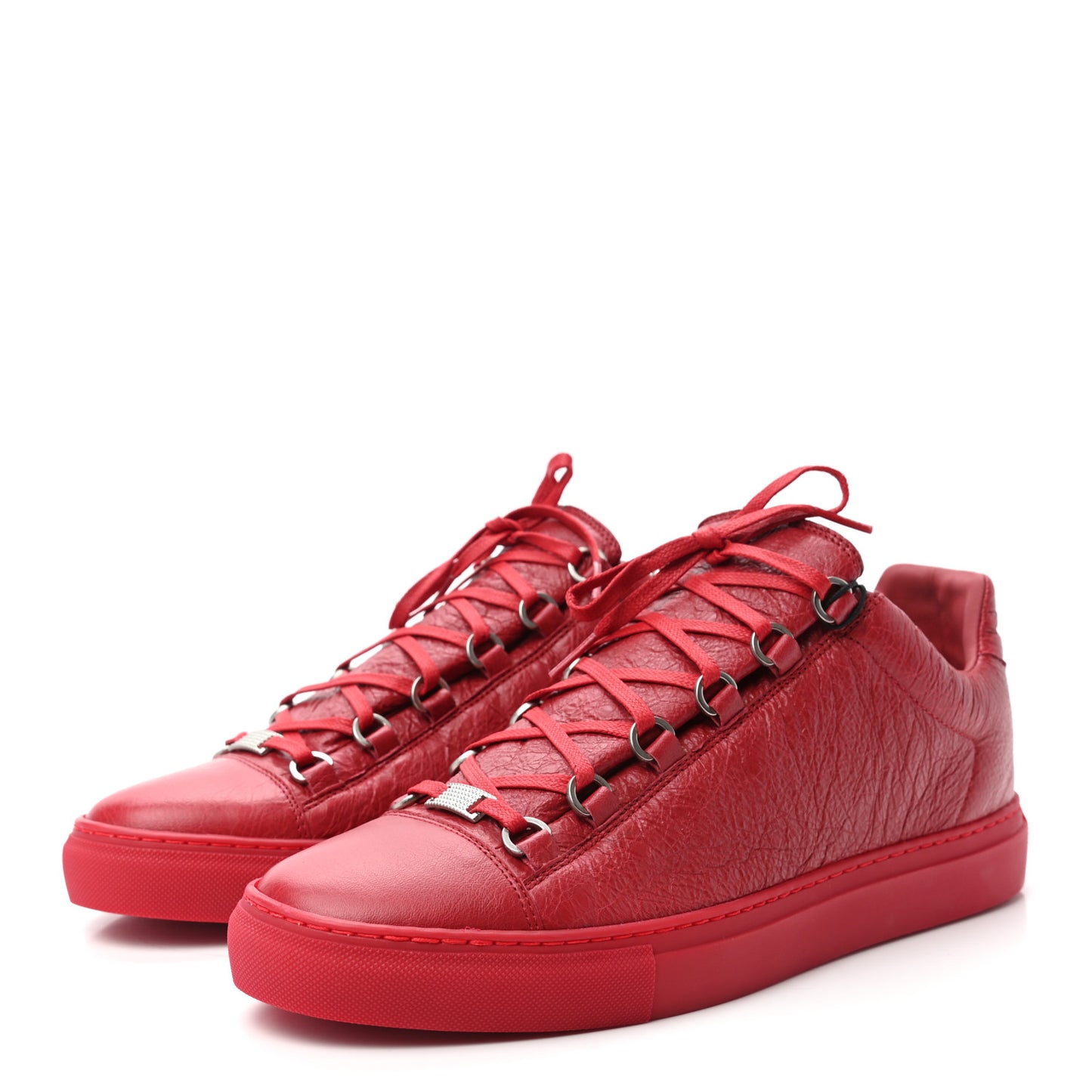 Agneau Arena Opaque Mens Low Top Sneakers 45 Rouge Grenade