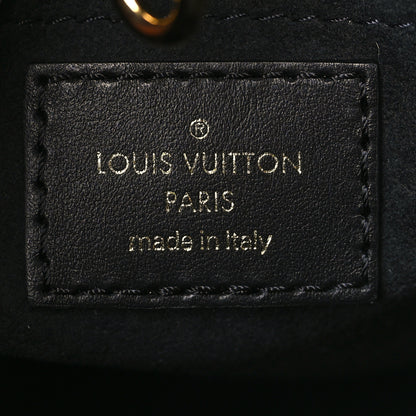 Louis Vuitton Raffia Petit Bucket Black 6 of 8