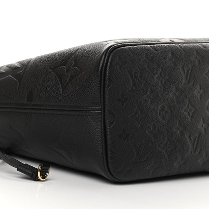 Louis Vuitton Empreinte Monogram Giant Neverfull MM Black 9 of 11