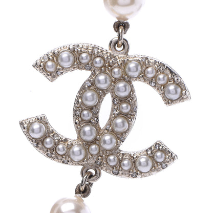Chanel Pearl CC 100th Anniversary Necklace Light Gold 4 of 7