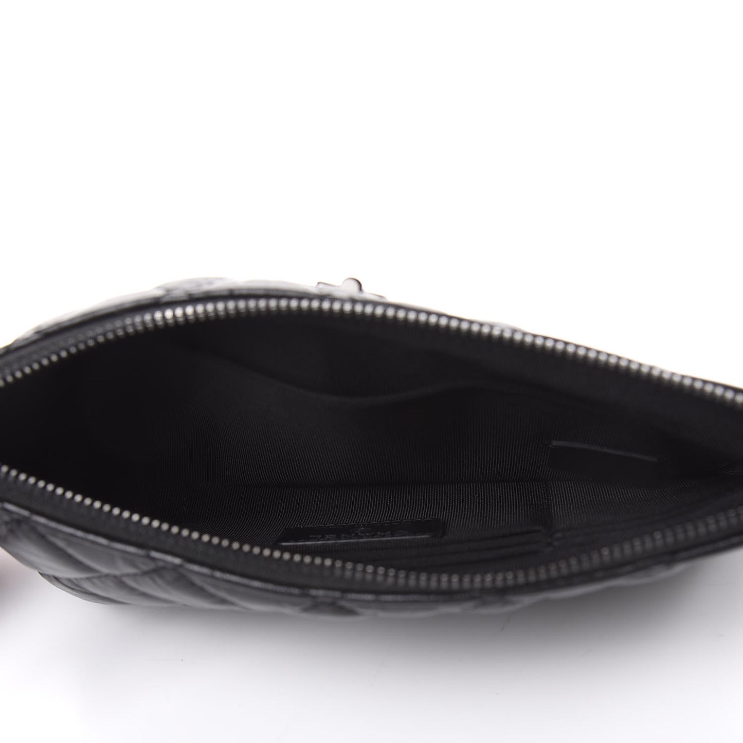 Aged Calfskin Quilted Medium Reissue Cosmetic Case So Black