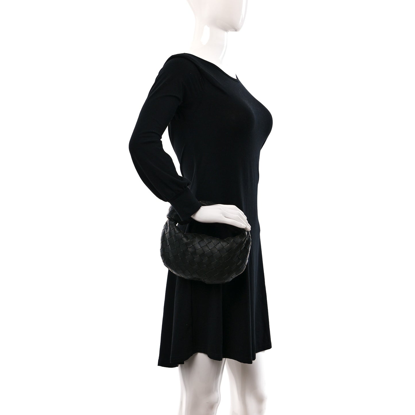 Nappa Intrecciato Mini Jodie Black