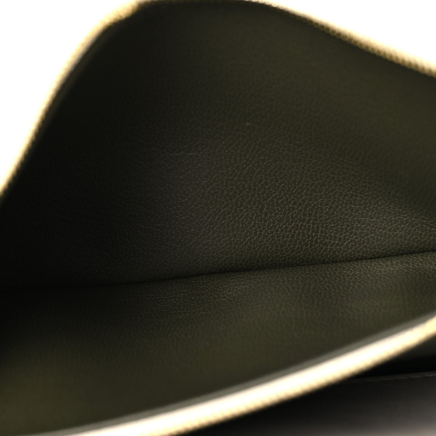 Lambskin Embossed Monogram Pochette Coussin Crossbody Creme