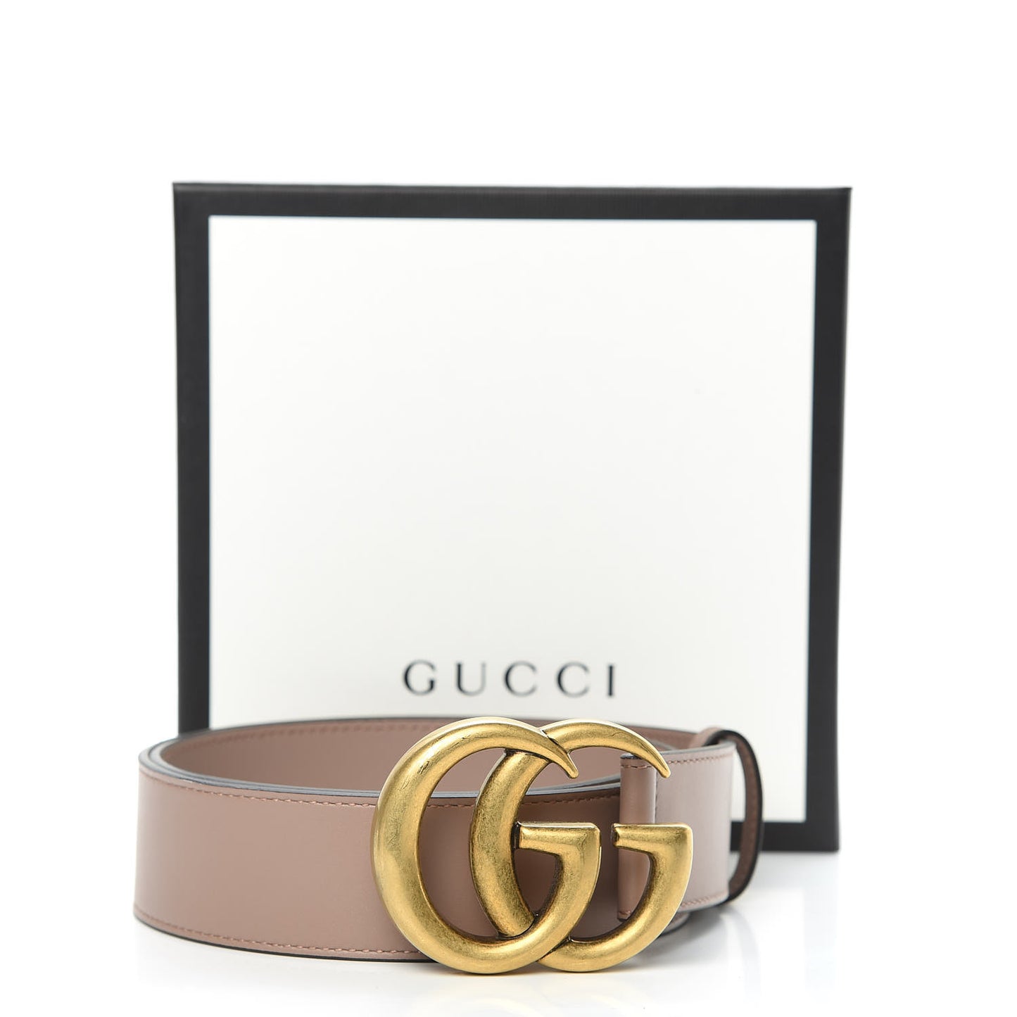 Calfskin Double G 40mm Belt 80 32 Porcelain Rose