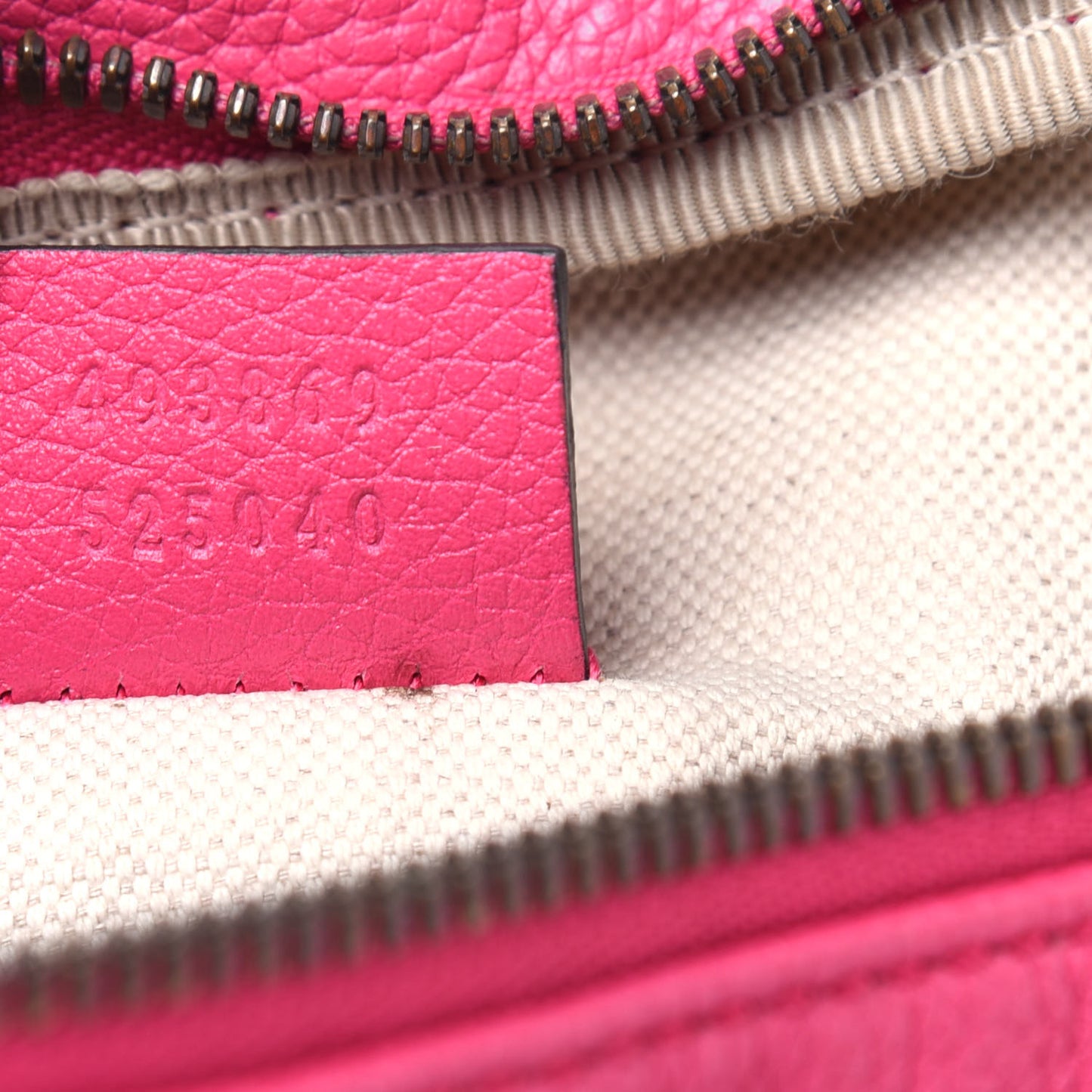 Grained Calfskin Logo Belt Bag Pink