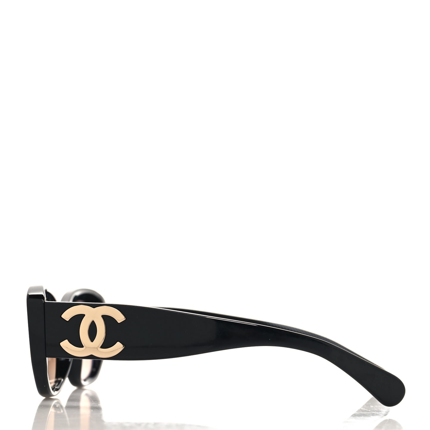 Acetate Rectangle Sunglasses 5493 Black