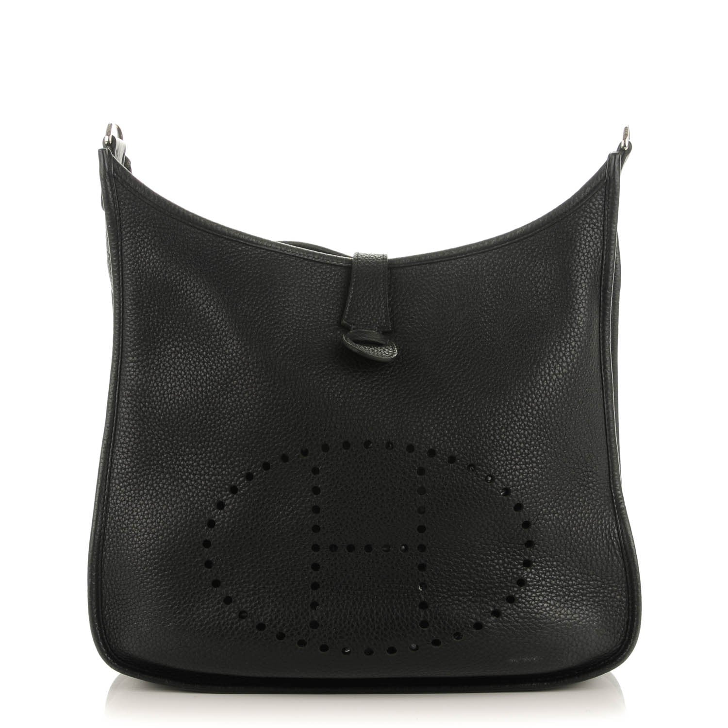 Hermes Taurillon Clemence Evelyne III GM Black 1 of 7