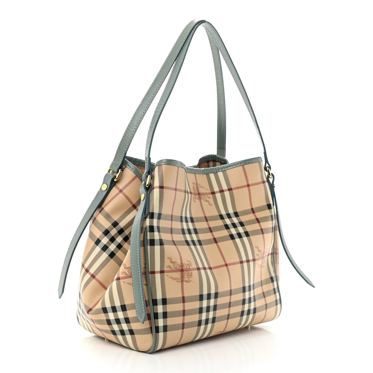 Haymarket Check Small Canterbury Tote Eucalyptus Grey