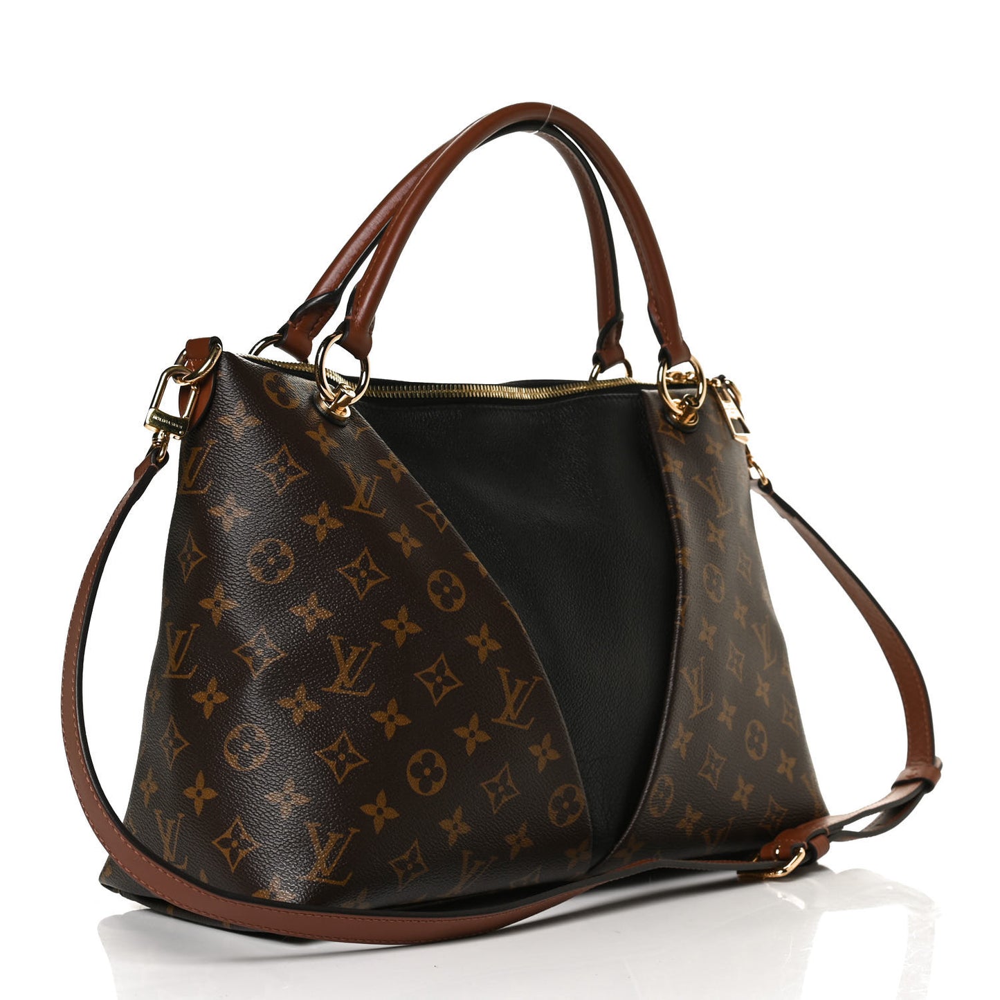 Monogram V Tote MM Black