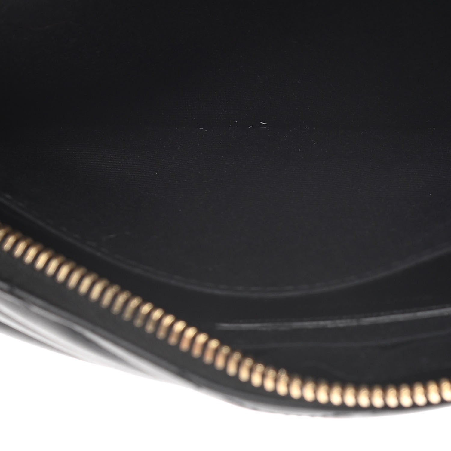 Saint Laurent Calfskin Matelasse Chevron Monogram A5 Wristlet Black 11 of 11
