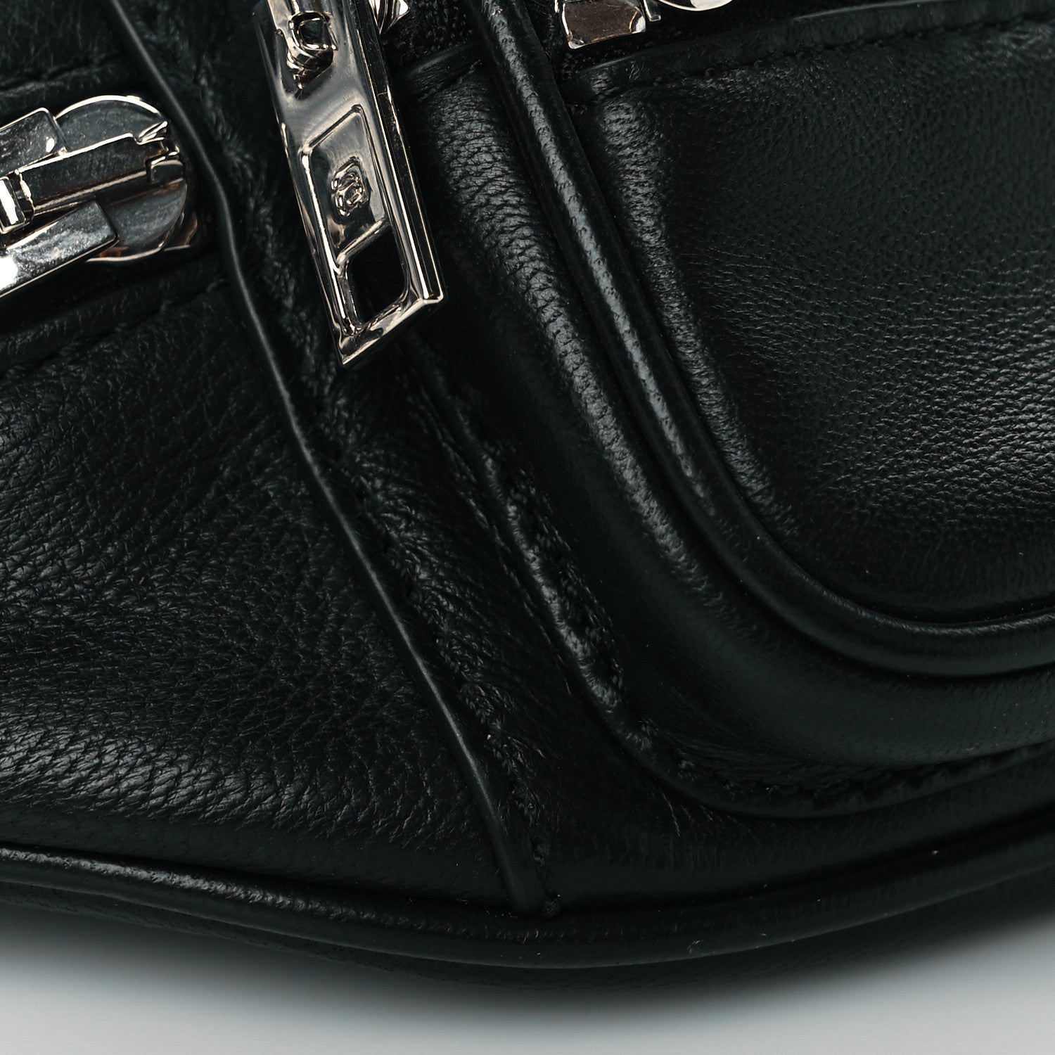 Alexander Wang Lambskin Mini Attica Belt Bag Black 7 of 8