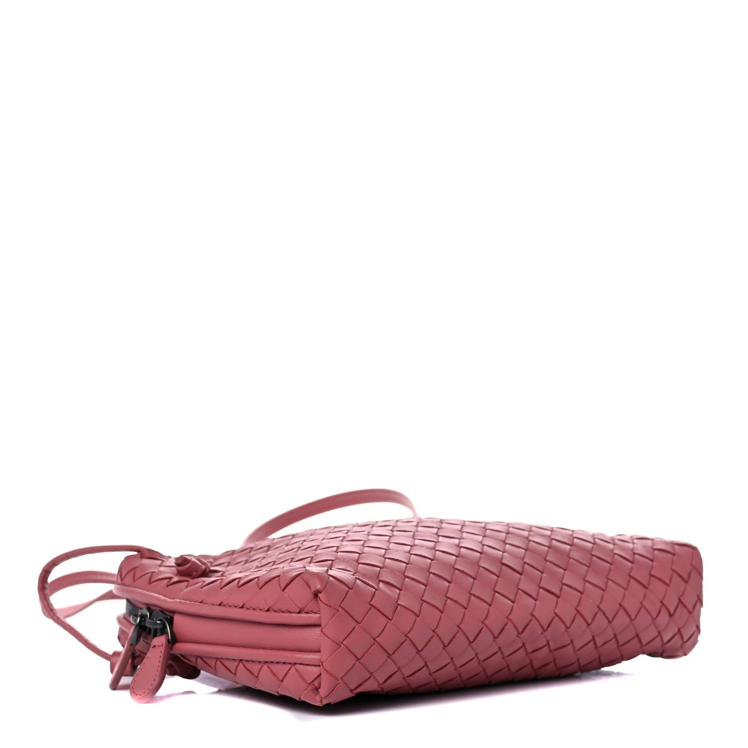 Bottega Veneta Nappa Intrecciato Nodini Crossbody Messenger Rose Pink 5 of 16